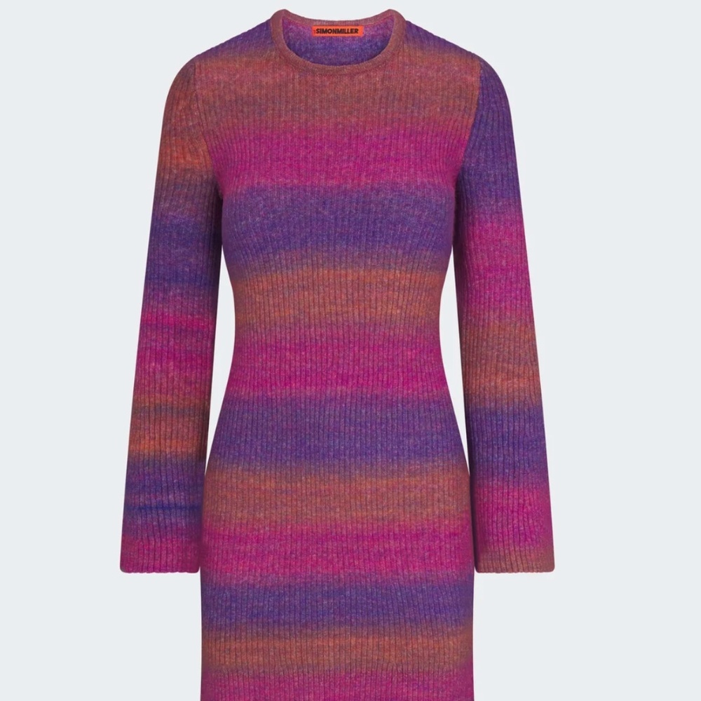 Simon Miller Axon Dress in Distorted Stripes